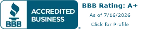Better Business Bureau Accredited Business — Monarch Culinary, A+ rating