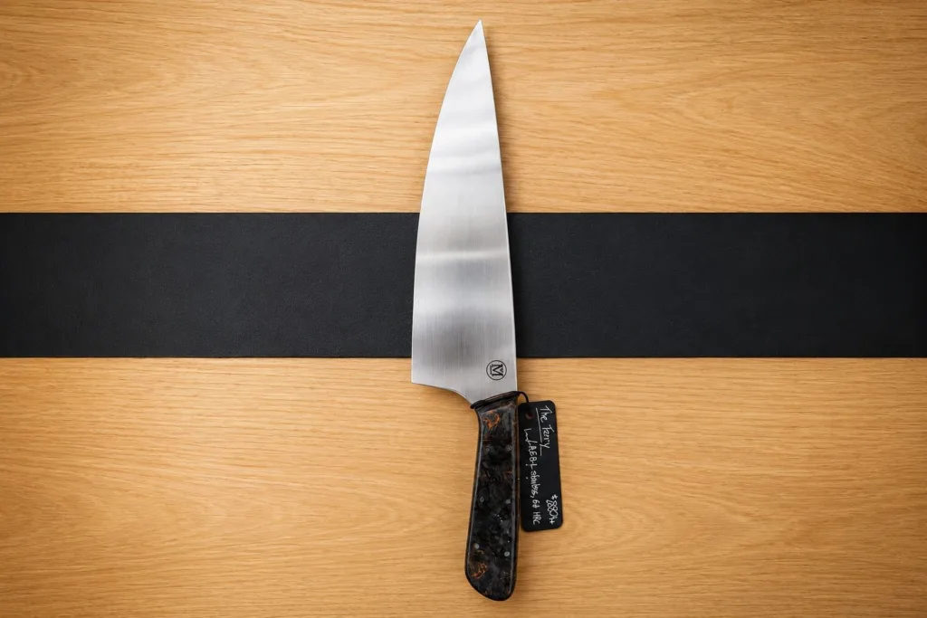 Therry — 9 inch full tang knife by Divide Knives at Monarch Culinary Studio